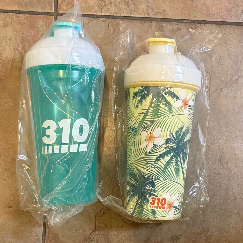 310 Shaker Bottle Set - Teal and Tropical